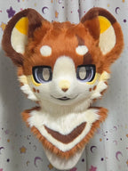Yis Cosplay Custom Brown Bear Kemono Fursuit Head