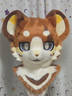 Yis Cosplay Custom Brown Bear Kemono Fursuit Head